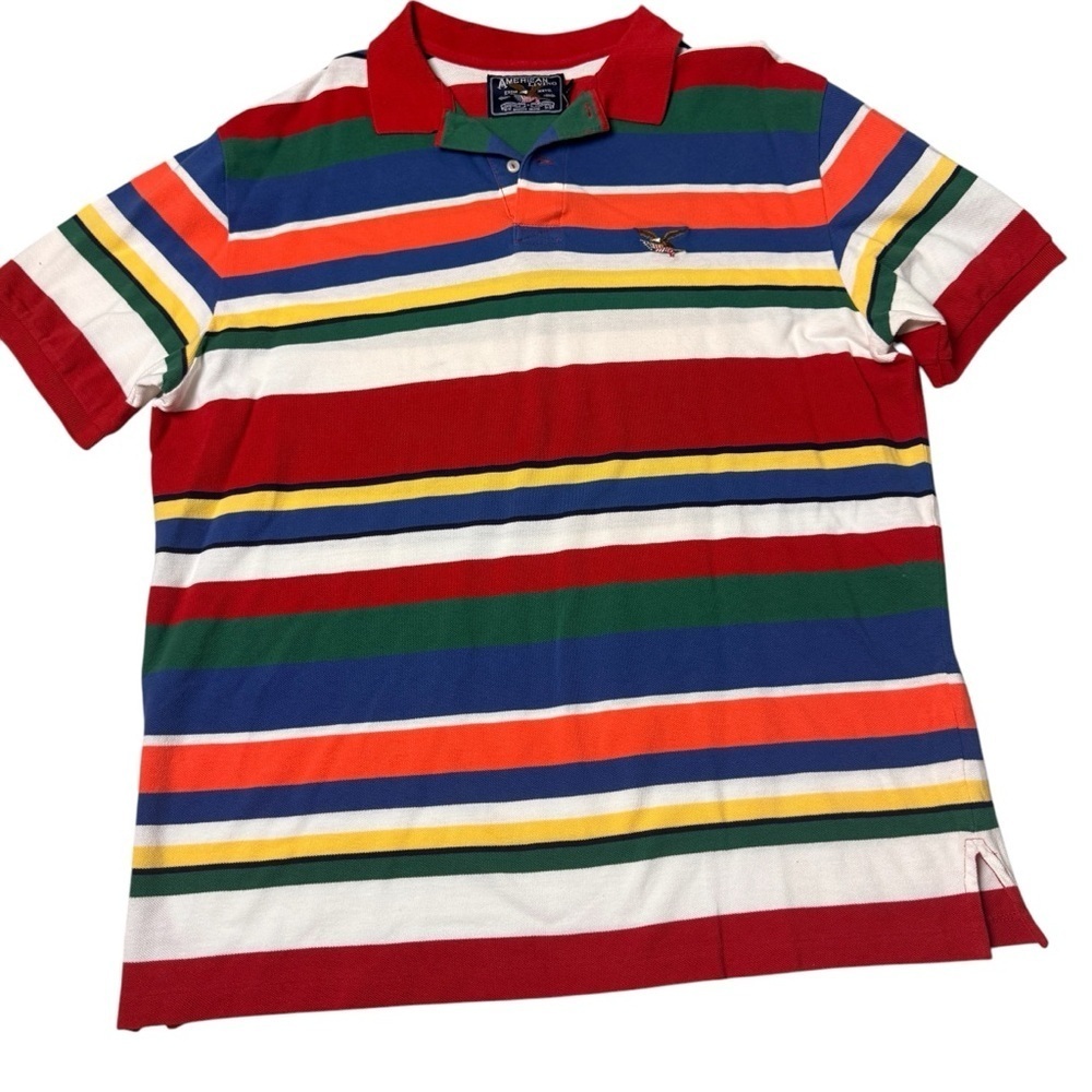 American Living polo stripes XL